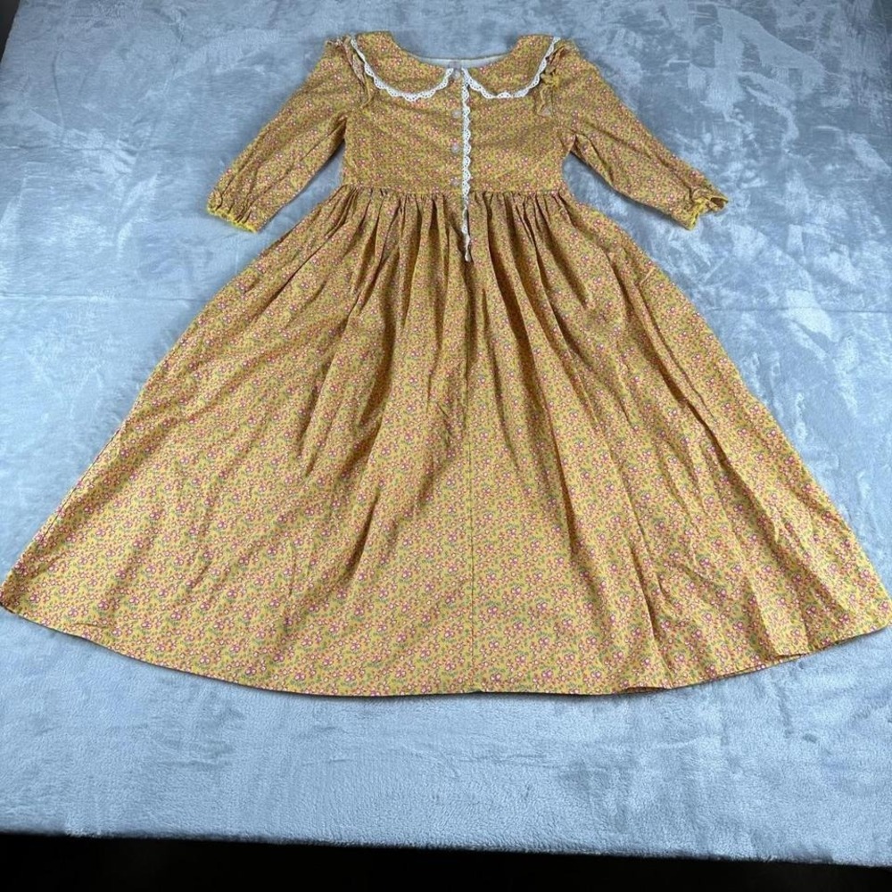 Relibeauty Prairie Maxi Dress Girls‎ 140 Yellow Cottagecore Floral